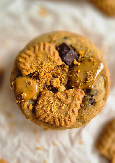 Cookie au chocolat noir et spéculoos