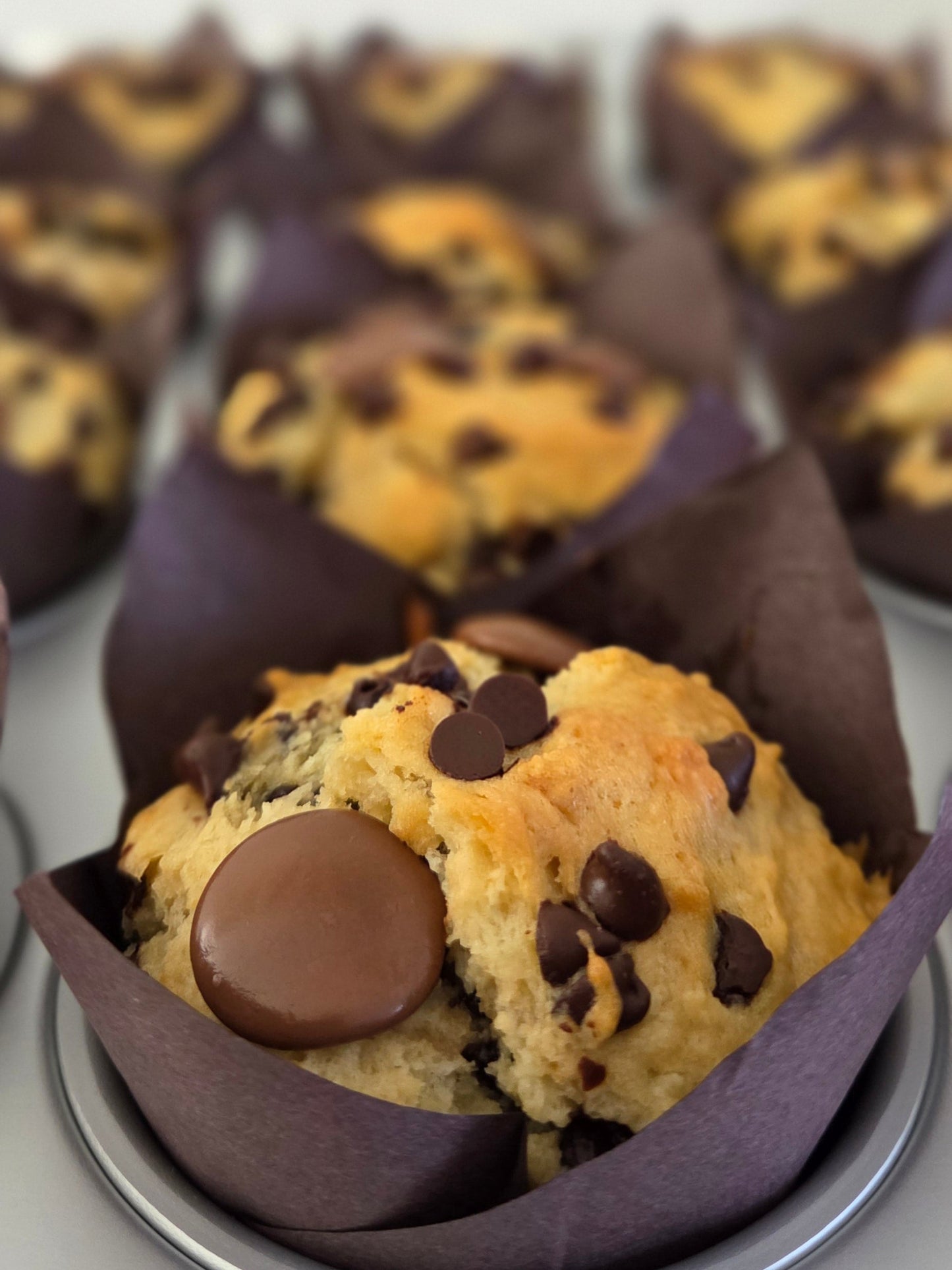 Muffins aux pépites de chocolat
