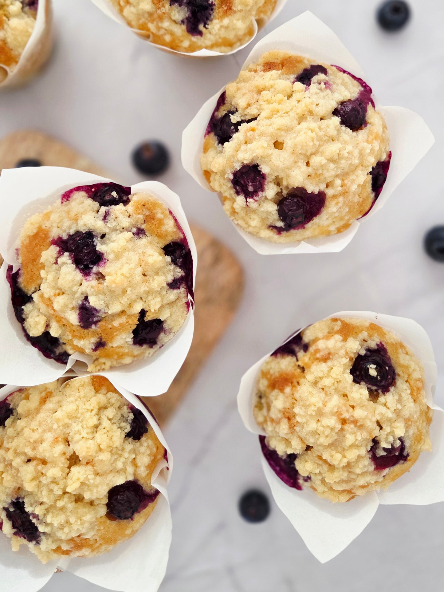 Muffins aux myrtilles